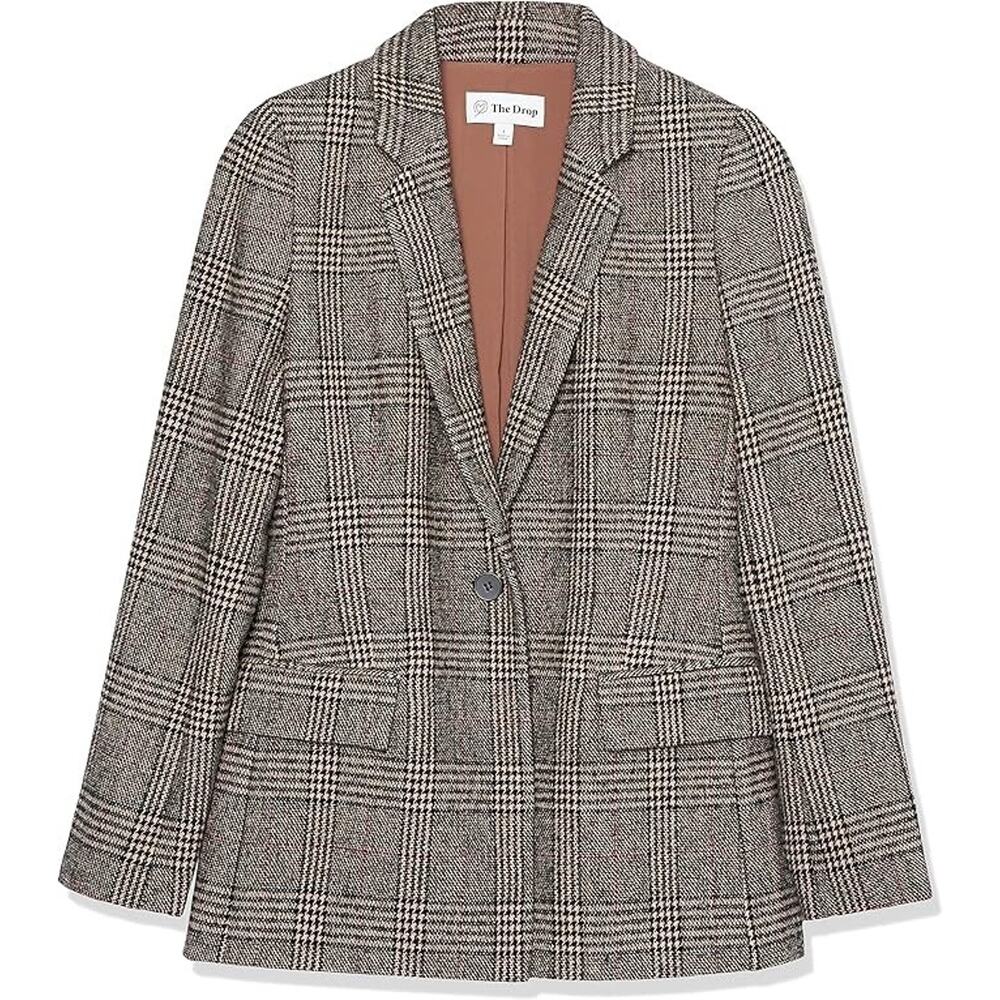 The Drop Blake Long Blazer Plaid Blazer Size 4X - Picture 6 of 7